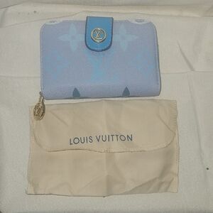 Louis Vuitton Light Blue Monogram Wallet